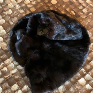 Fendi mink collar